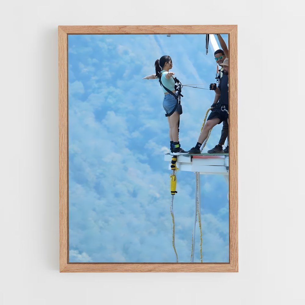 Poster Plongée Aérienne – affiche Saut à l’élastique (vue 4)